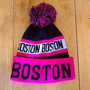 NWOT Pink BOSTON Winter Hat